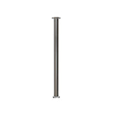 Flat Top Rope Stanchion with Fixed Base - Montour Line CXLineF - Crowd Control Warehouse