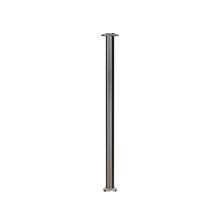 Flat Top Rope Stanchion with Fixed Base - Montour Line CXLineF - Crowd Control Warehouse