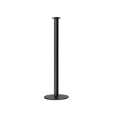 Flat Top Rope Stanchion with Low Profile Base - Montour Line CXLine - Crowd Control Warehouse