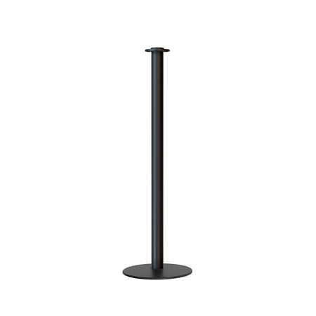 Flat Top Rope Stanchion with Low Profile Base - Montour Line CXLine - Crowd Control Warehouse