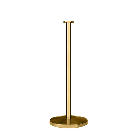 Flat Top Rope Stanchion with Sloped Base - Montour Line CLine - Crowd Control Warehouse