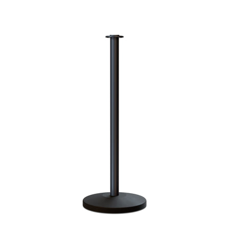 Flat Top Rope Stanchion with Sloped Base - Montour Line CLine - Crowd Control Warehouse