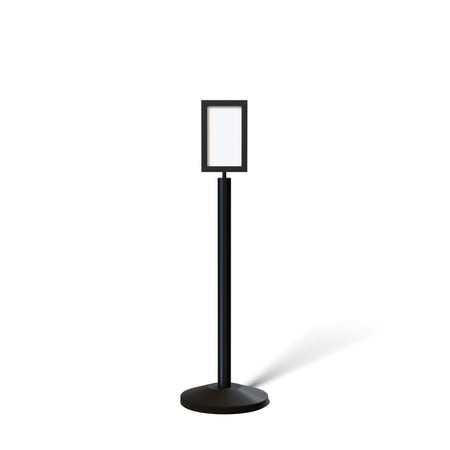 Floor Standing Sign Frame with Sloped Base - CCW Series SFFS - 100 - Crowd Control Warehouse