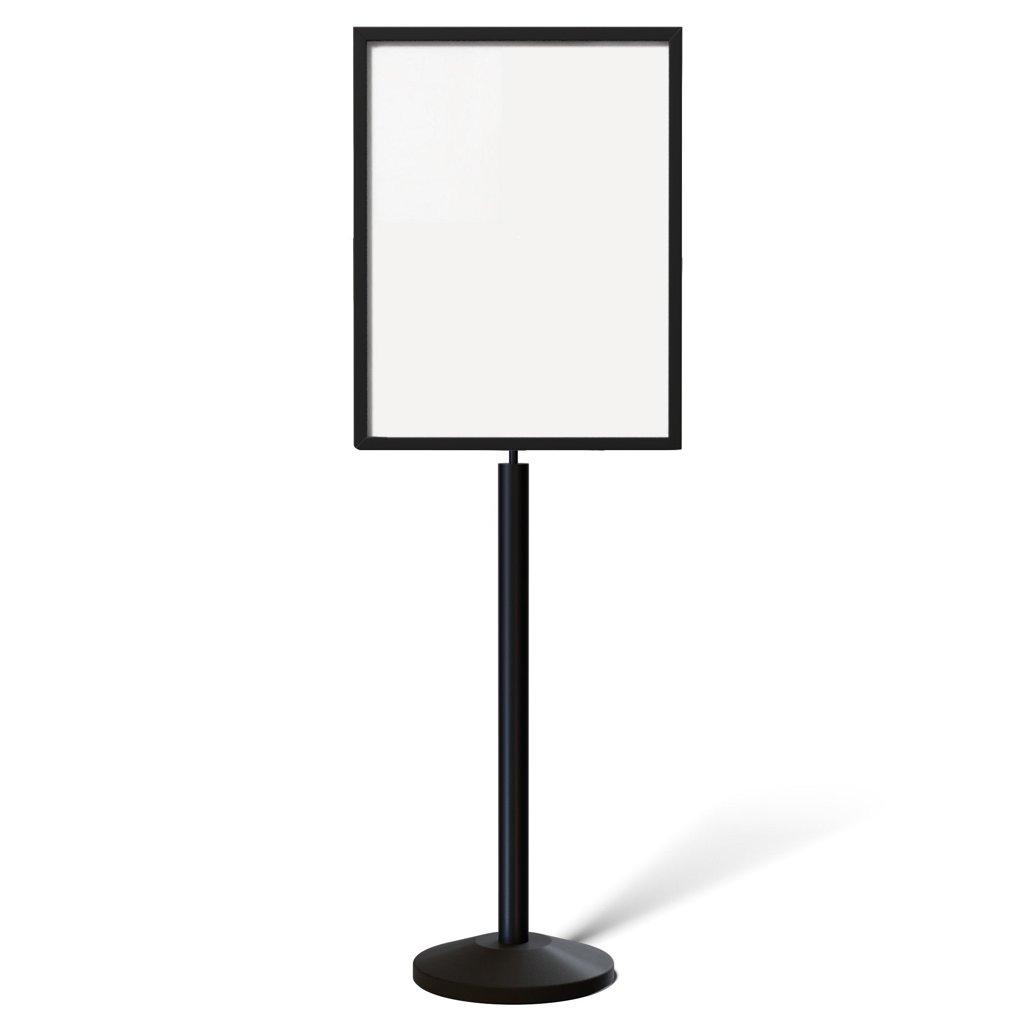Floor Standing Sign Frame with Sloped Base - CCW Series SFFS - 100 - Crowd Control Warehouse