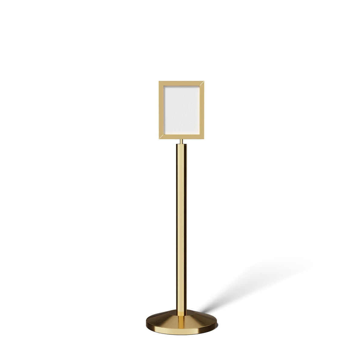 Floor Standing Sign Frame with Sloped Base - CCW Series SFFS - 100 - Crowd Control Warehouse