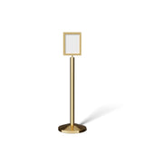 Floor Standing Sign Frame with Sloped Base - CCW Series SFFS - 100 - Crowd Control Warehouse