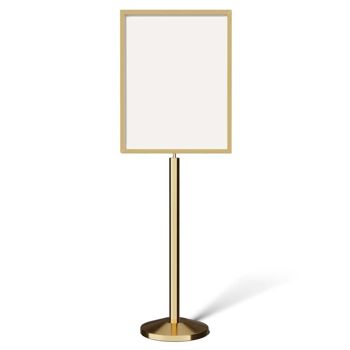Floor Standing Sign Frame with Sloped Base - CCW Series SFFS - 100 - Crowd Control Warehouse