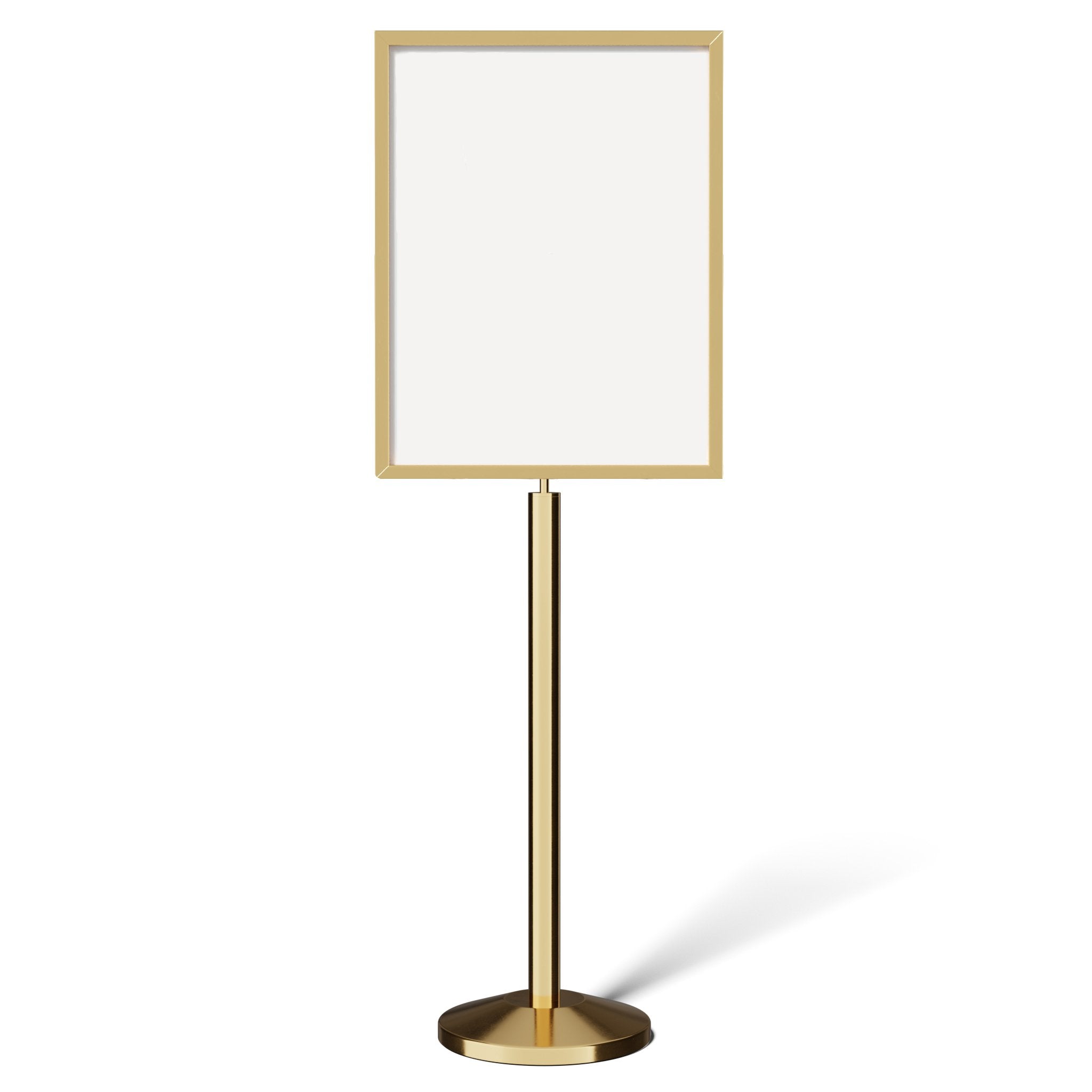 Floor Standing Sign Frame with Sloped Base - CCW Series SFFS - 100 - Crowd Control Warehouse