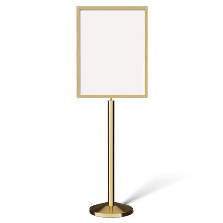 Floor Standing Sign Frame with Sloped Base - CCW Series SFFS - 100 - Crowd Control Warehouse