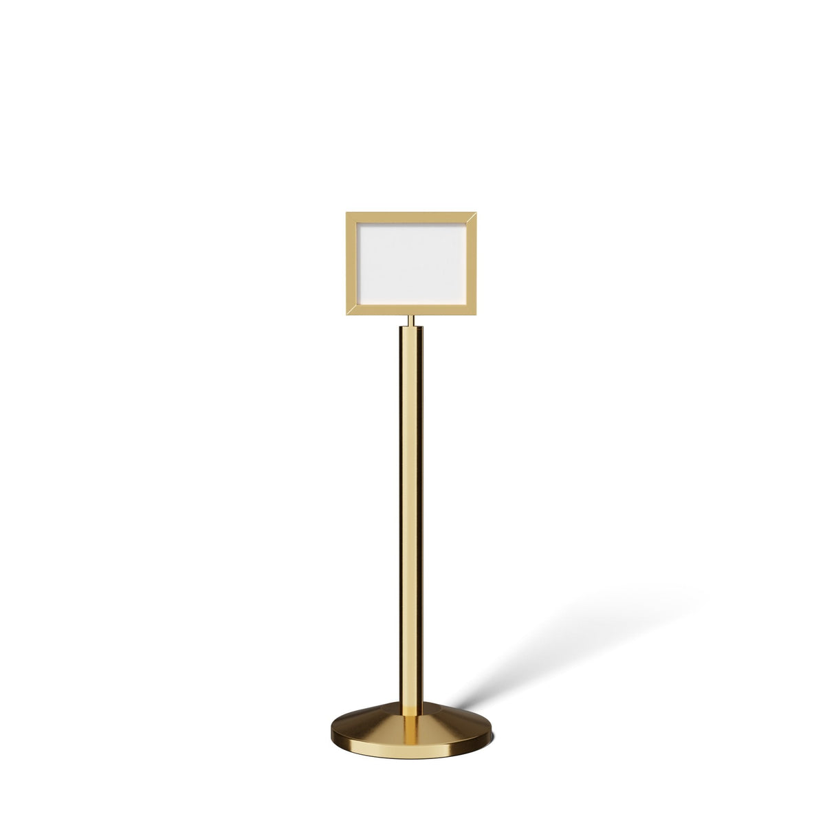 Floor Standing Sign Frame with Sloped Base - CCW Series SFFS - 100 - Crowd Control Warehouse
