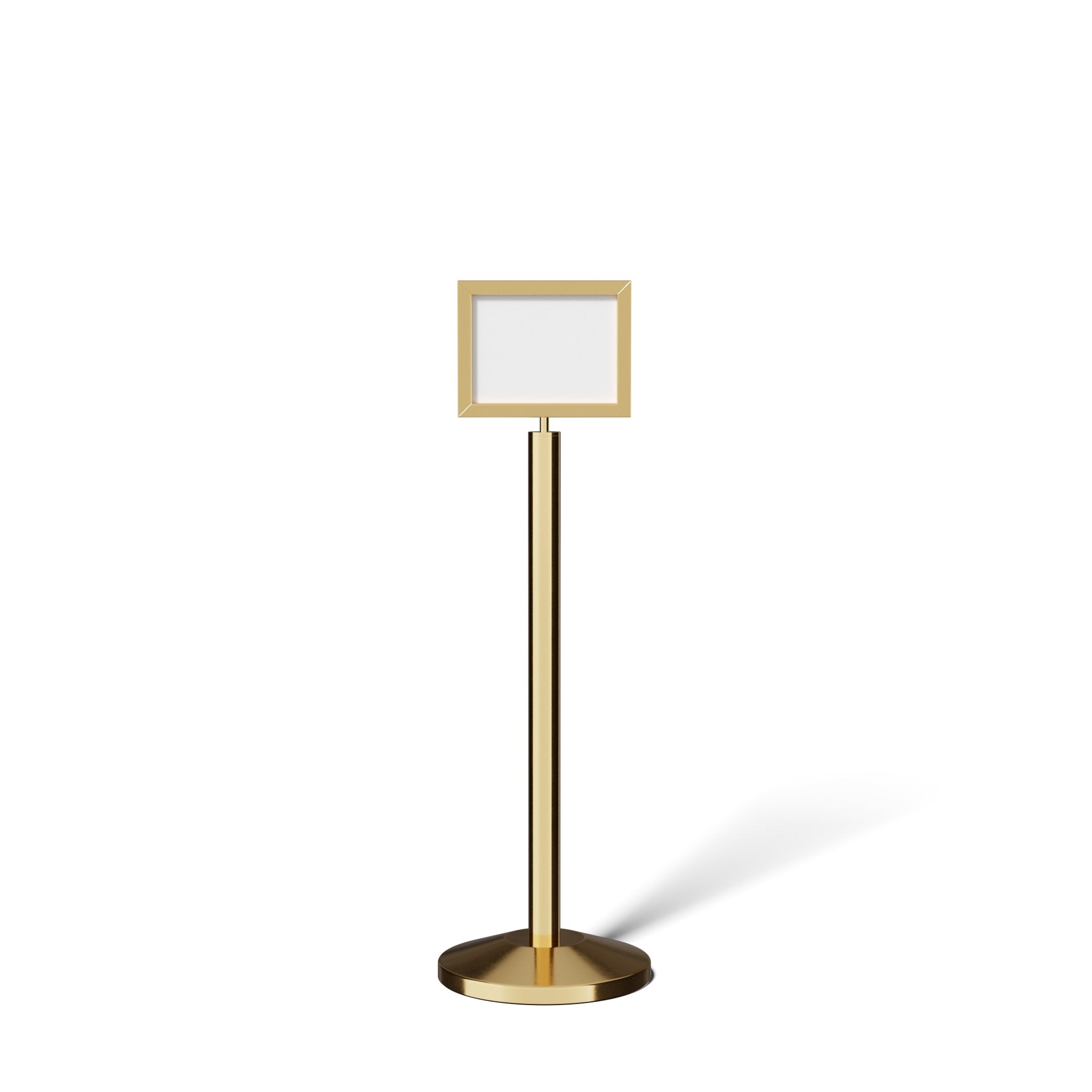 Floor Standing Sign Frame with Sloped Base - CCW Series SFFS - 100 - Crowd Control Warehouse