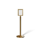 Floor Standing Sign Frame with Sloped Base - CCW Series SFFS - 100 - Crowd Control Warehouse