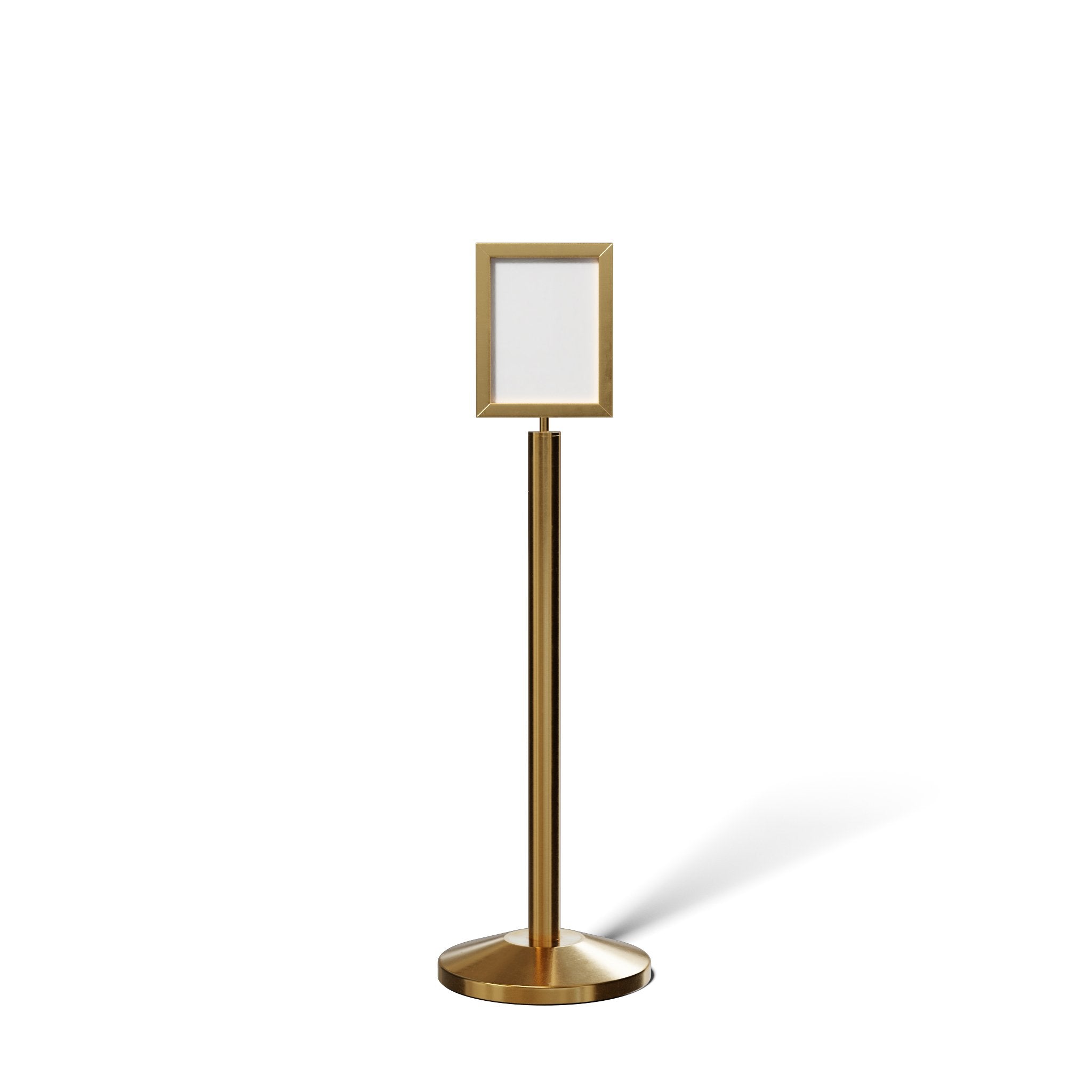 Floor Standing Sign Frame with Sloped Base - CCW Series SFFS - 100 - Crowd Control Warehouse