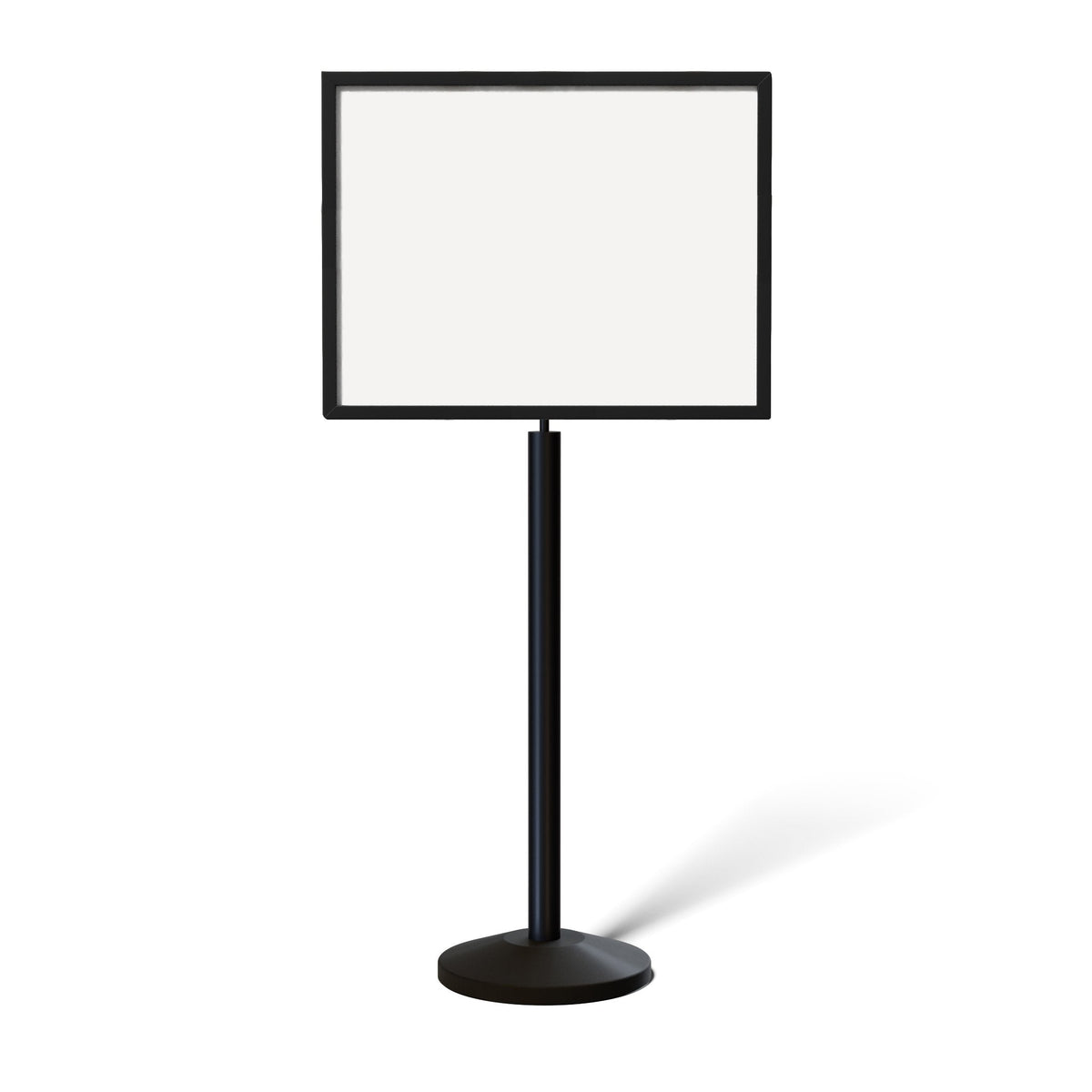 Floor Standing Sign Frame with Sloped Base - CCW Series SFFS - 100 - Crowd Control Warehouse