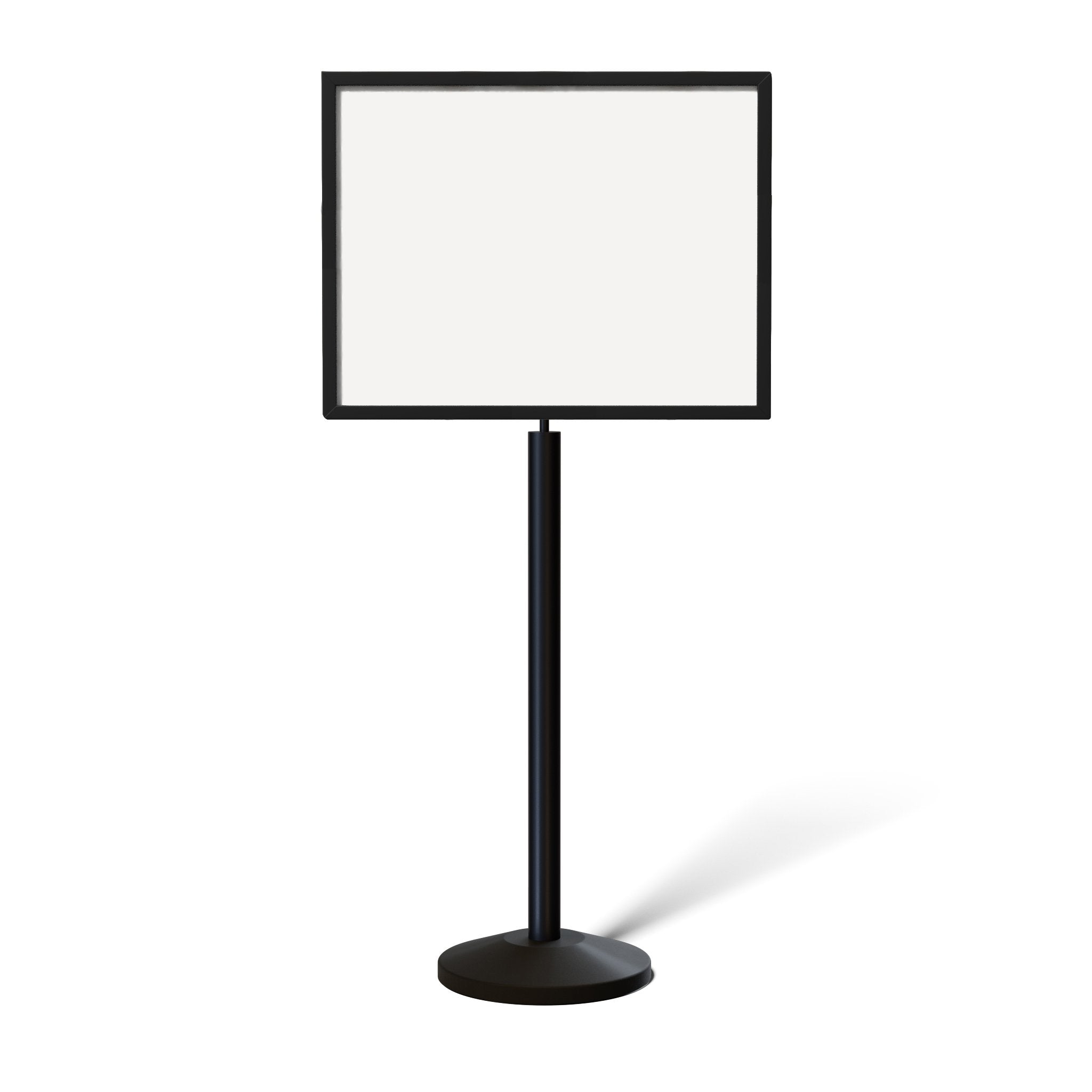 Floor Standing Sign Frame with Sloped Base - CCW Series SFFS - 100 - Crowd Control Warehouse