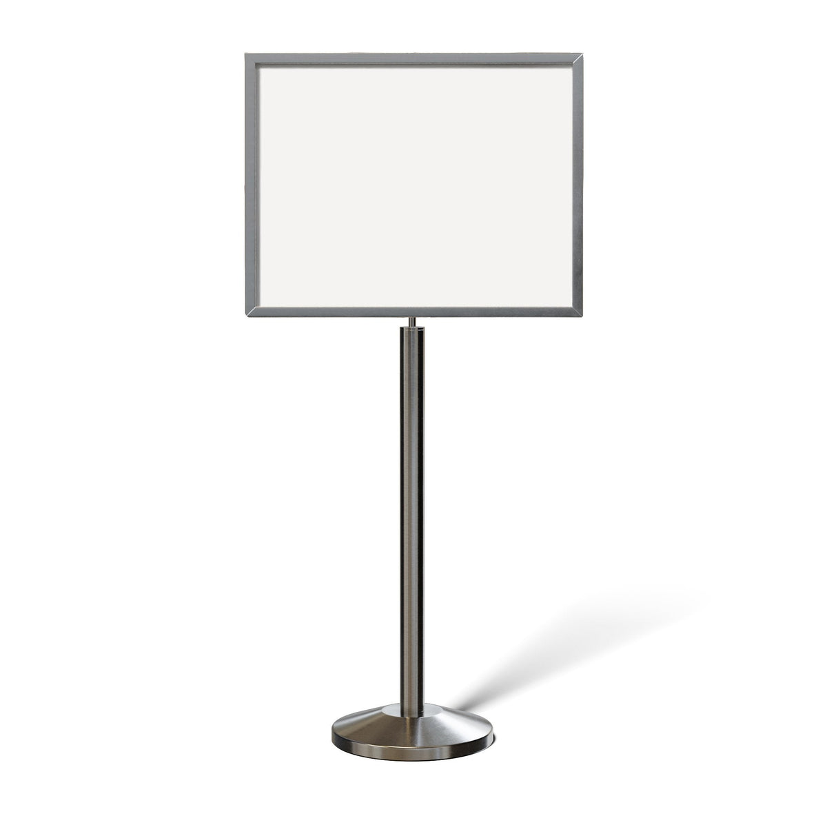 Floor Standing Sign Frame with Sloped Base - CCW Series SFFS - 100 - Crowd Control Warehouse