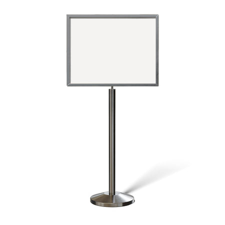 Floor Standing Sign Frame with Sloped Base - CCW Series SFFS - 100 - Crowd Control Warehouse