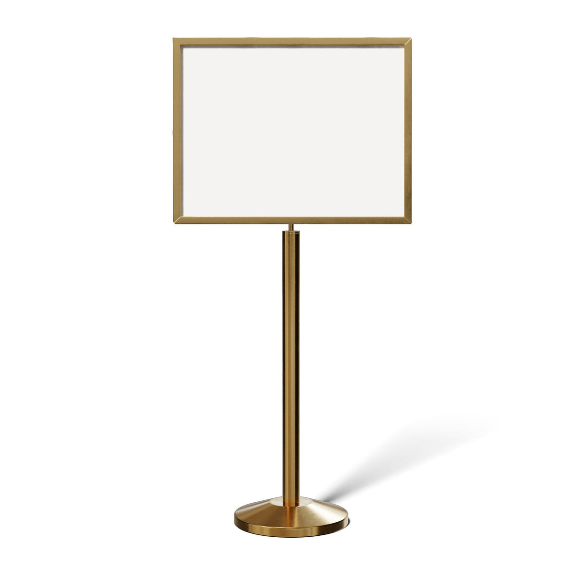 Floor Standing Sign Frame with Sloped Base - CCW Series SFFS - 100 - Crowd Control Warehouse