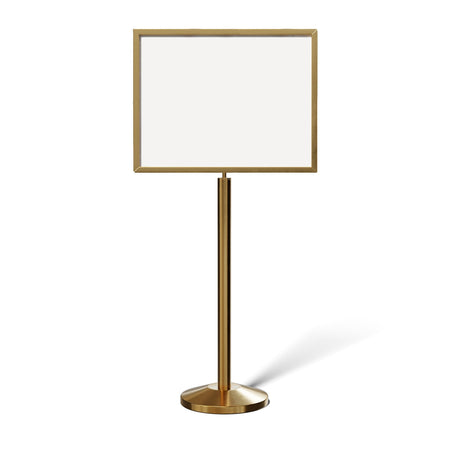 Floor Standing Sign Frame with Sloped Base - CCW Series SFFS - 100 - Crowd Control Warehouse