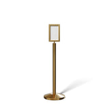 Floor Standing Sign Frame with Sloped Base - CCW Series SFFS - 100 - Crowd Control Warehouse