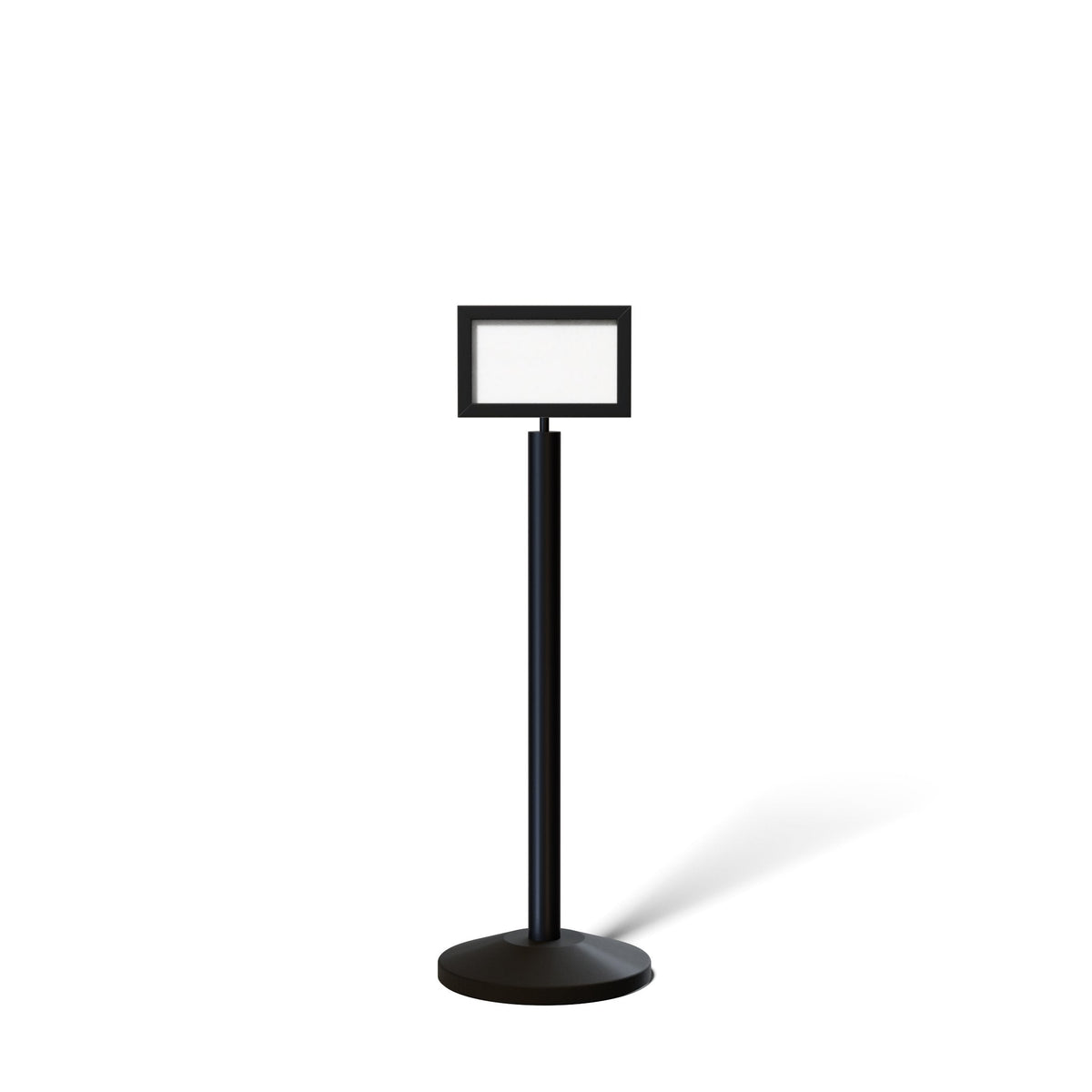 Floor Standing Sign Frame with Sloped Base - CCW Series SFFS - 100 - Crowd Control Warehouse