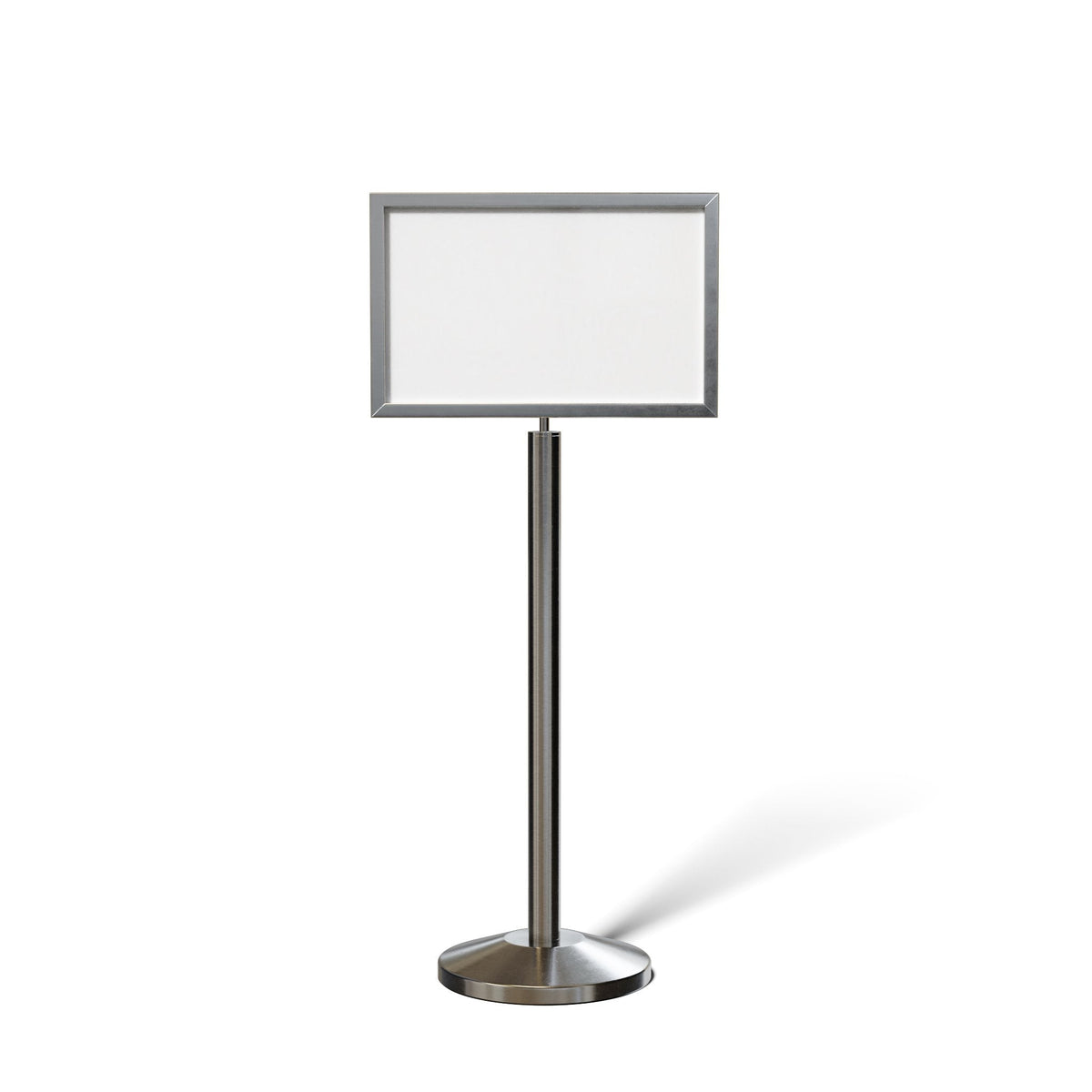 Floor Standing Sign Frame with Sloped Base - CCW Series SFFS - 100 - Crowd Control Warehouse