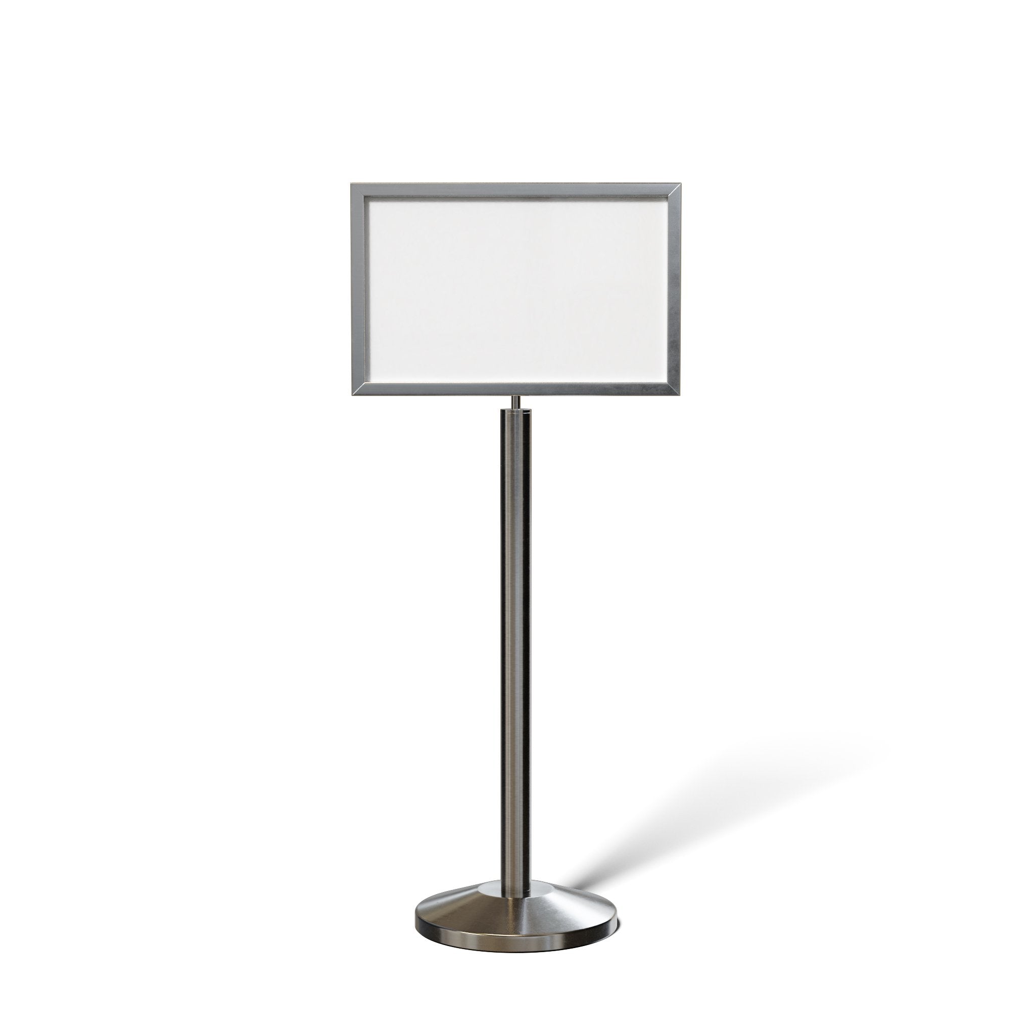 Floor Standing Sign Frame with Sloped Base - CCW Series SFFS - 100 - Crowd Control Warehouse
