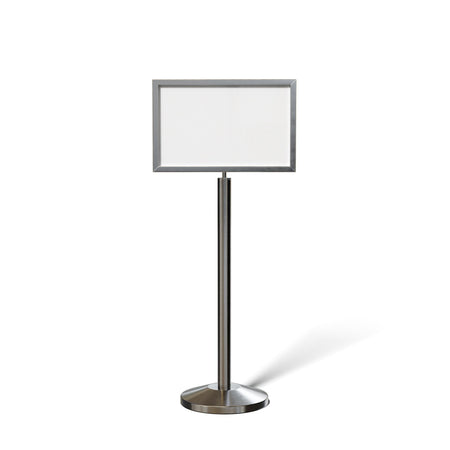 Floor Standing Sign Frame with Sloped Base - CCW Series SFFS - 100 - Crowd Control Warehouse