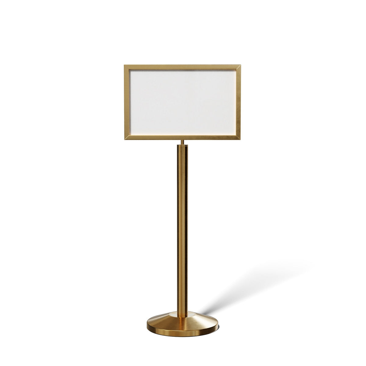 Floor Standing Sign Frame with Sloped Base - CCW Series SFFS - 100 - Crowd Control Warehouse