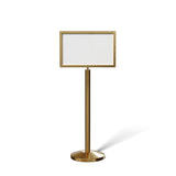 Floor Standing Sign Frame with Sloped Base - CCW Series SFFS - 100 - Crowd Control Warehouse