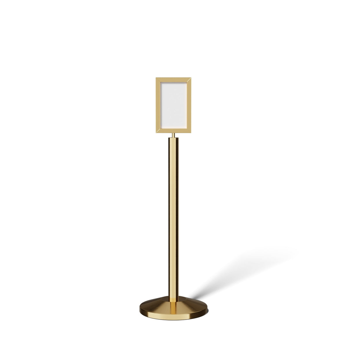Floor Standing Sign Frame with Sloped Base - CCW Series SFFS - 100 - Crowd Control Warehouse