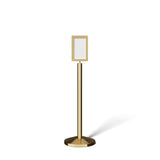 Floor Standing Sign Frame with Sloped Base - CCW Series SFFS - 100 - Crowd Control Warehouse