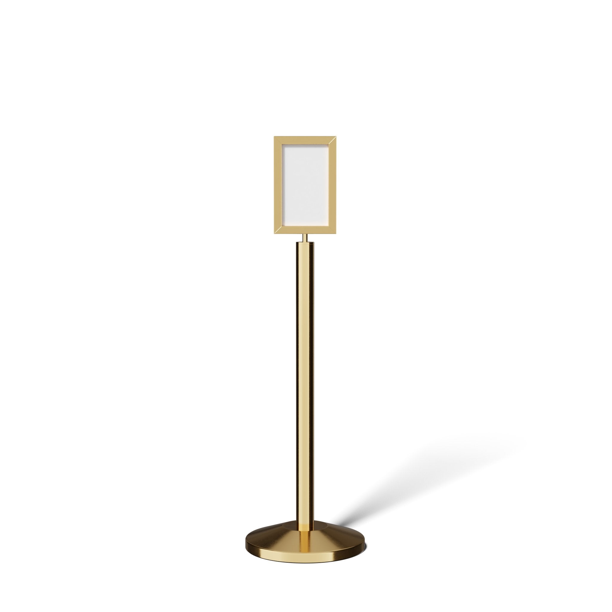 Floor Standing Sign Frame with Sloped Base - CCW Series SFFS - 100 - Crowd Control Warehouse
