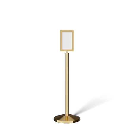 Floor Standing Sign Frame with Sloped Base - CCW Series SFFS - 100 - Crowd Control Warehouse