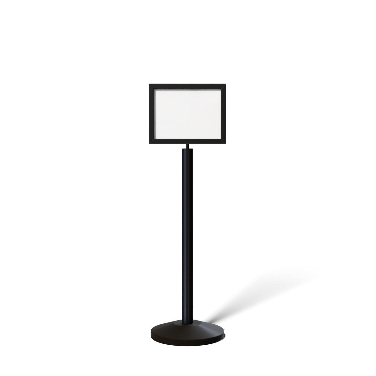 Floor Standing Sign Frame with Sloped Base - CCW Series SFFS - 100 - Crowd Control Warehouse