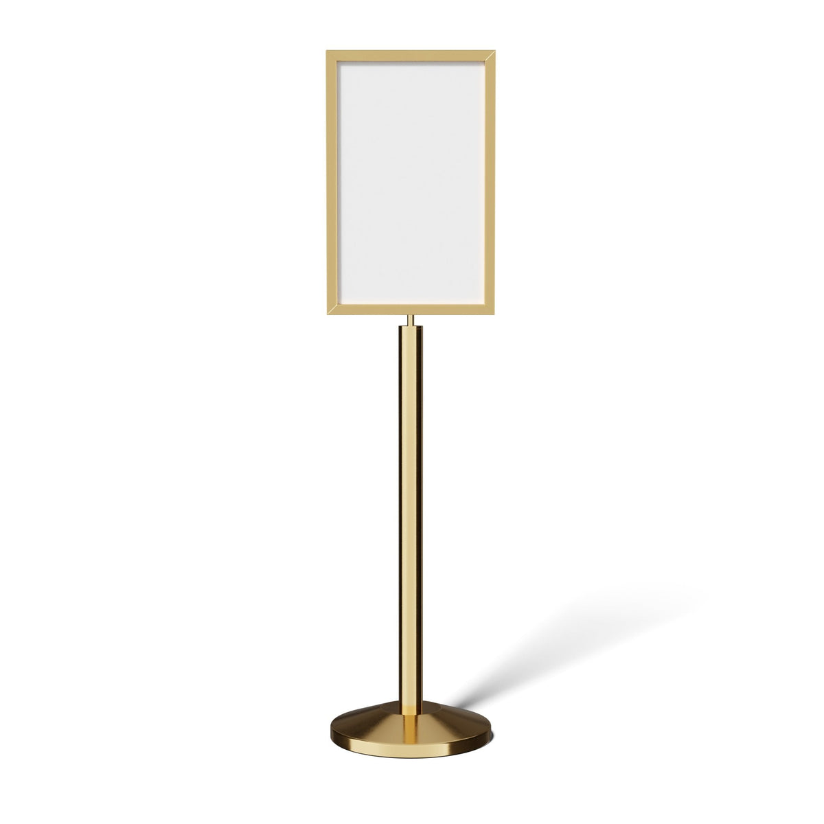 Floor Standing Sign Frame with Sloped Base - CCW Series SFFS - 100 - Crowd Control Warehouse