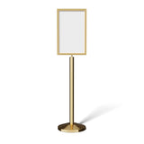 Floor Standing Sign Frame with Sloped Base - CCW Series SFFS - 100 - Crowd Control Warehouse