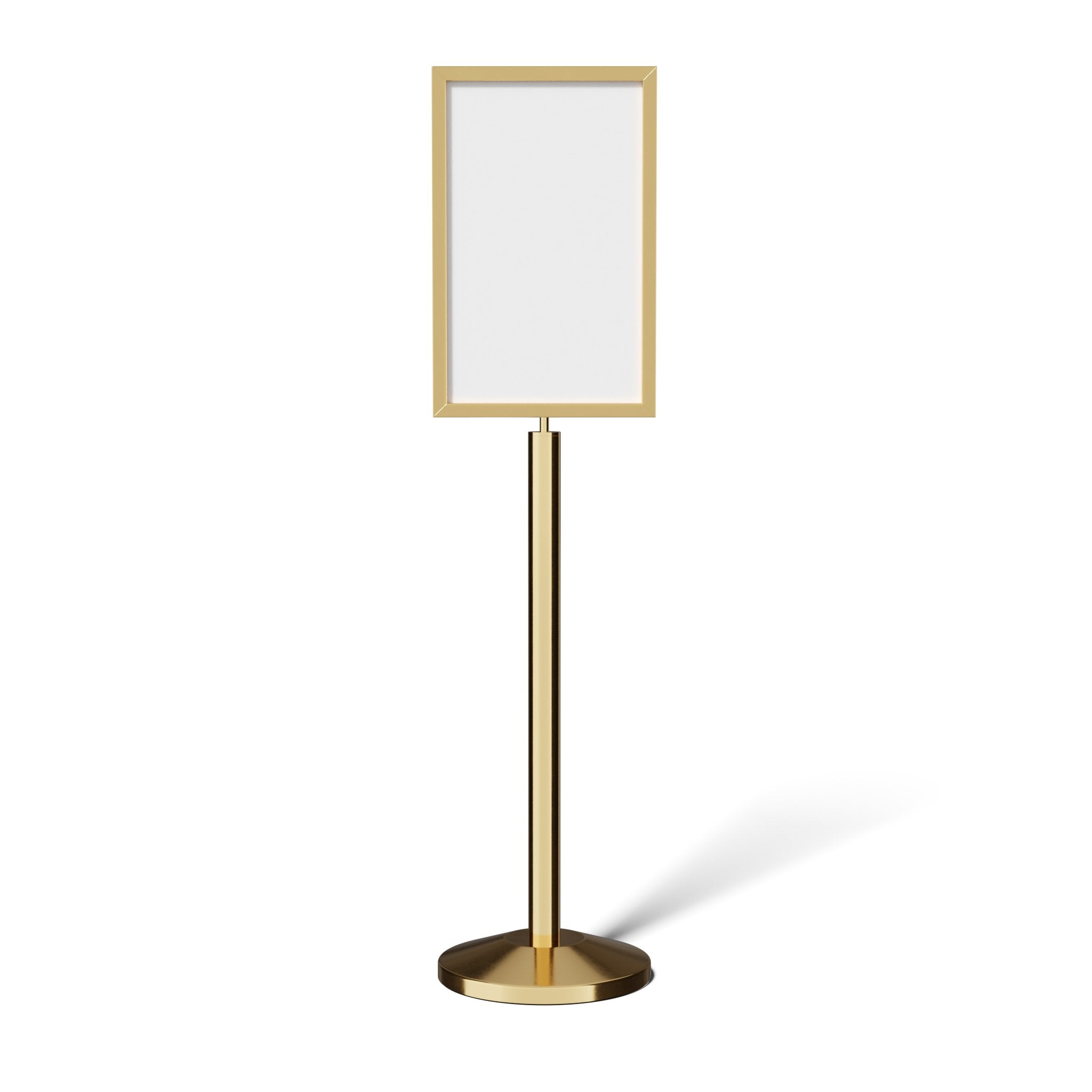 Floor Standing Sign Frame with Sloped Base - CCW Series SFFS - 100 - Crowd Control Warehouse