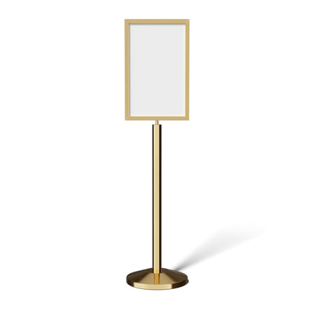 Floor Standing Sign Frame with Sloped Base - CCW Series SFFS - 100 - Crowd Control Warehouse