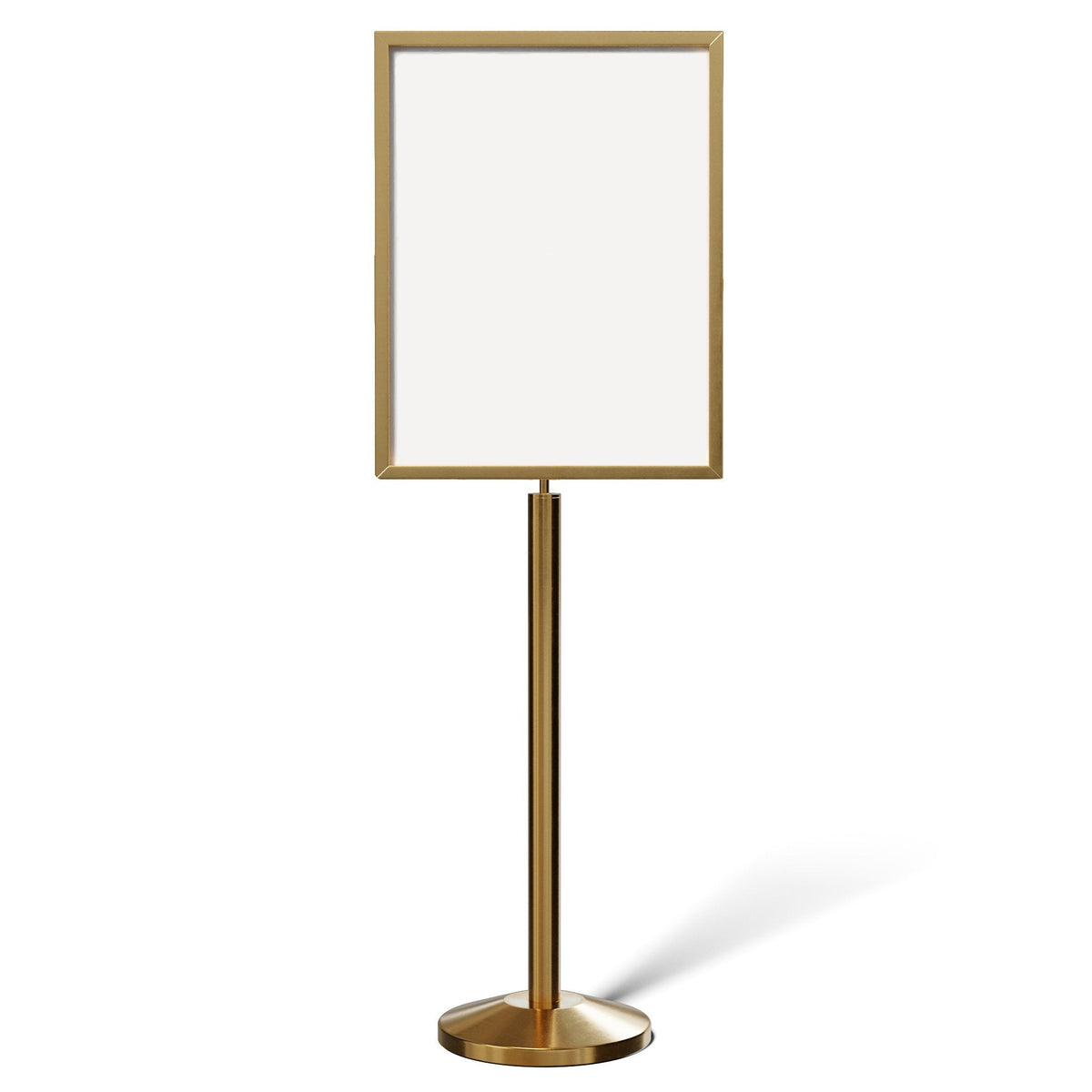 Floor Standing Sign Frame with Sloped Base - CCW Series SFFS - 100 - Crowd Control Warehouse
