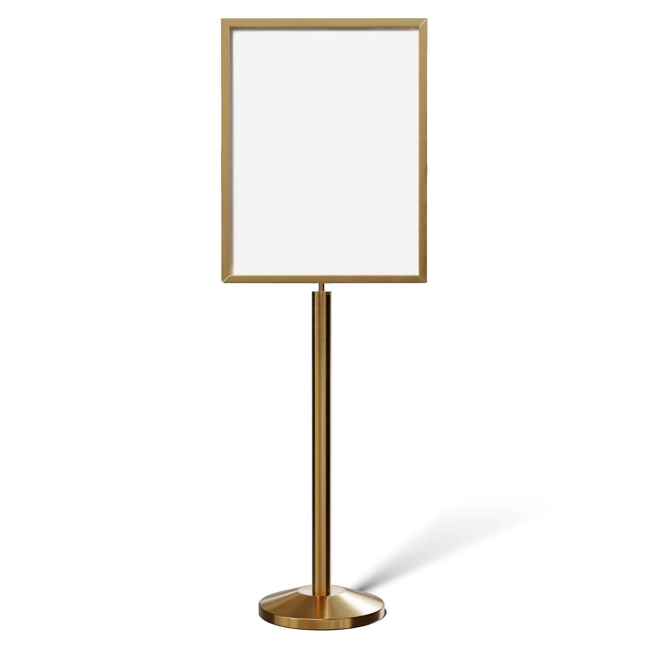Floor Standing Sign Frame with Sloped Base - CCW Series SFFS - 100 - Crowd Control Warehouse
