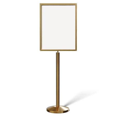 Floor Standing Sign Frame with Sloped Base - CCW Series SFFS - 100 - Crowd Control Warehouse