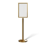 Floor Standing Sign Frame with Sloped Base - CCW Series SFFS - 100 - Crowd Control Warehouse