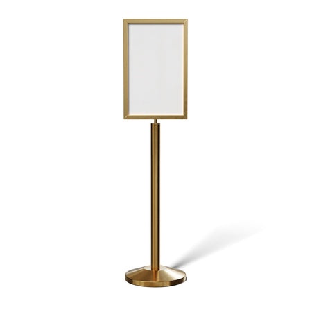 Floor Standing Sign Frame with Sloped Base - CCW Series SFFS - 100 - Crowd Control Warehouse