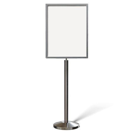 Floor Standing Sign Frame with Sloped Base - CCW Series SFFS - 100 - Crowd Control Warehouse
