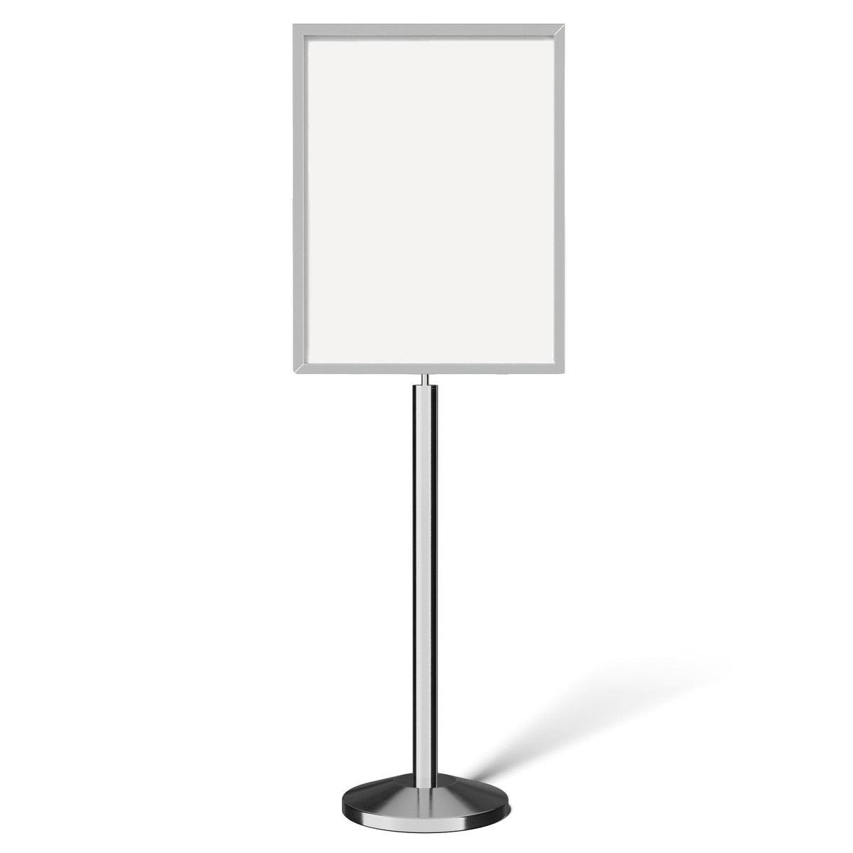 Floor Standing Sign Frame with Sloped Base - CCW Series SFFS - 100 - Crowd Control Warehouse