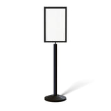 Floor Standing Sign Frame with Sloped Base - CCW Series SFFS - 100 - Crowd Control Warehouse