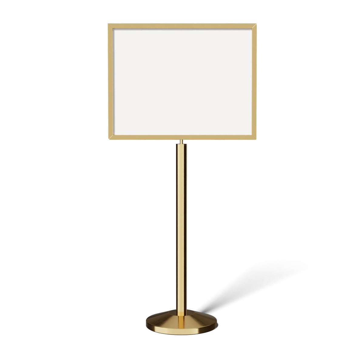Floor Standing Sign Frame with Sloped Base - CCW Series SFFS - 100 - Crowd Control Warehouse