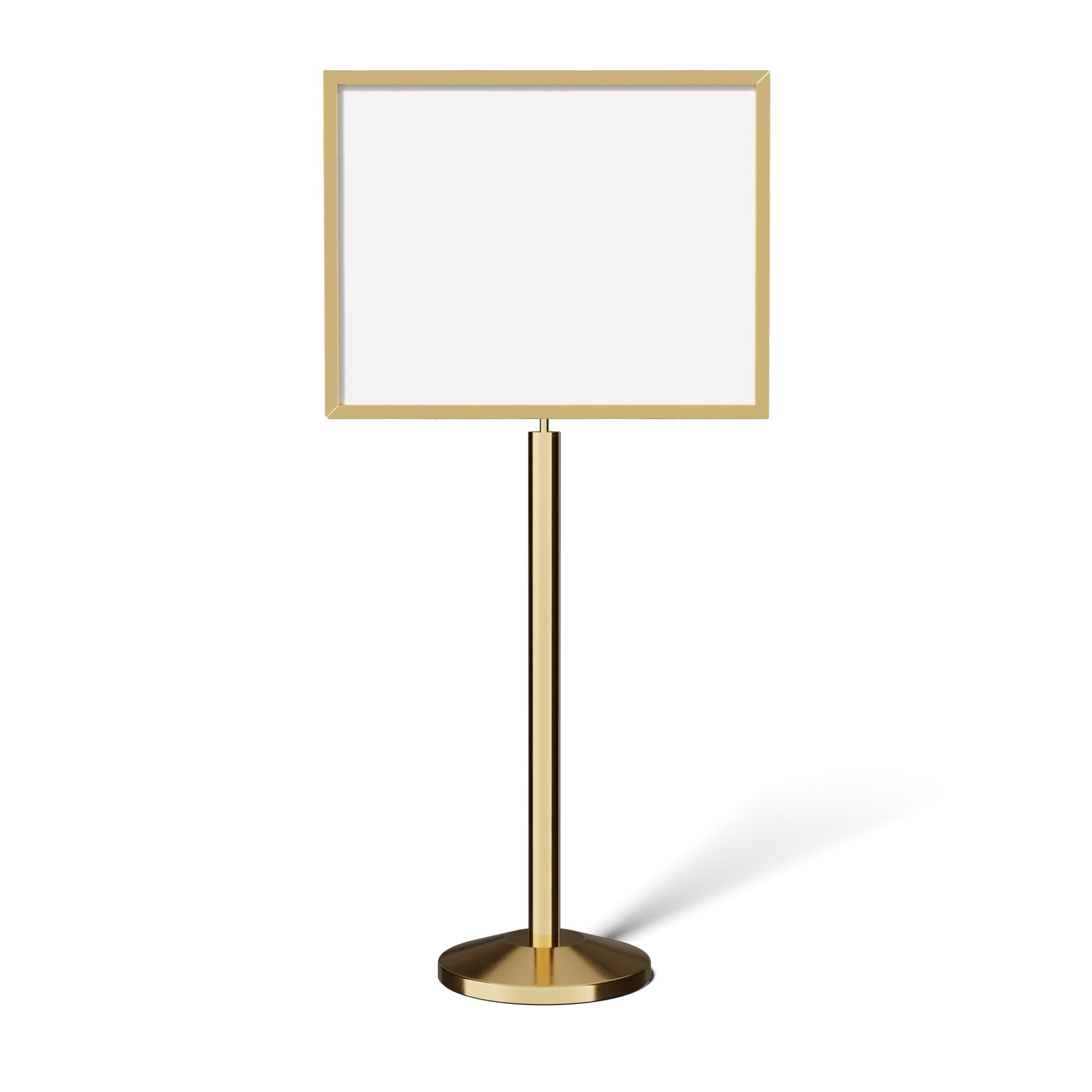Floor Standing Sign Frame with Sloped Base - CCW Series SFFS - 100 - Crowd Control Warehouse