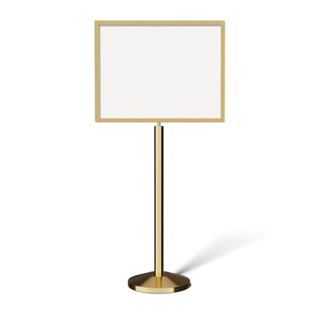Floor Standing Sign Frame with Sloped Base - CCW Series SFFS - 100 - Crowd Control Warehouse